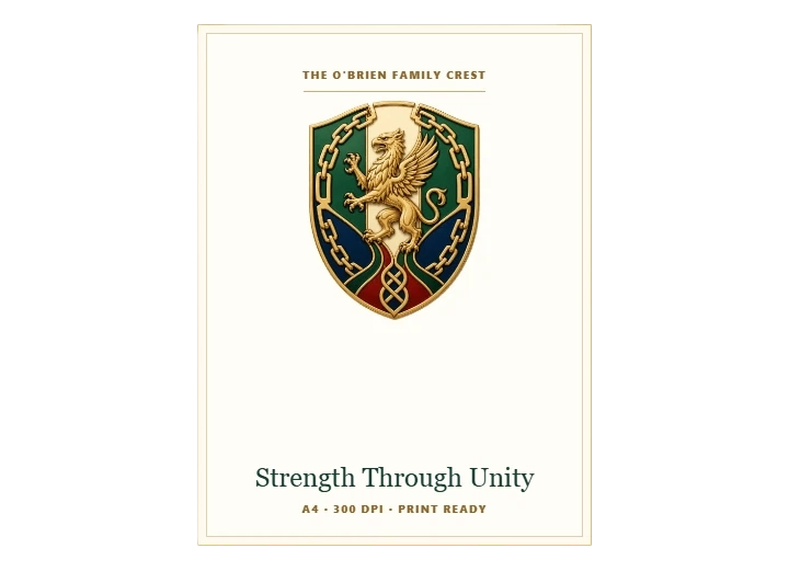 Print File family crest kit file