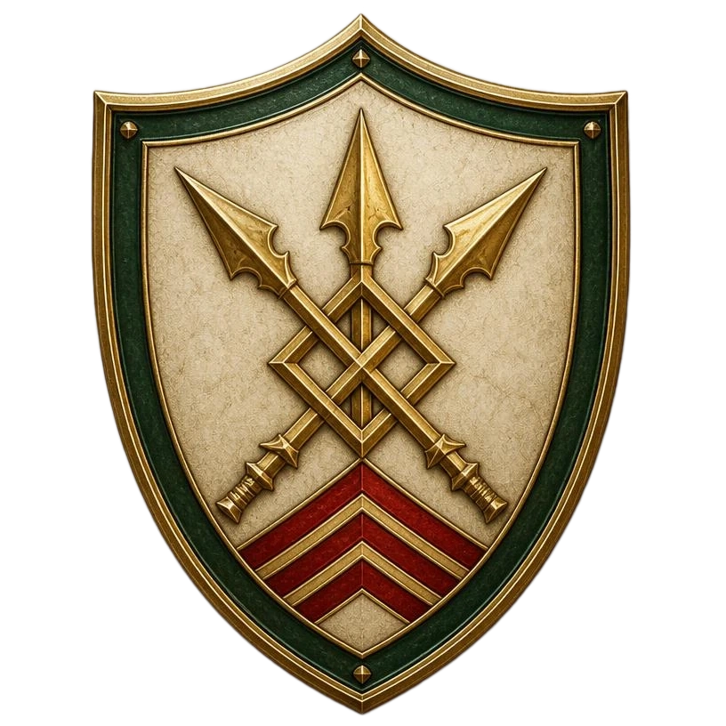 Example crest created with the Emblecraft family crest maker