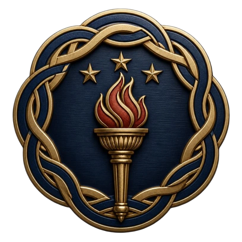Family crest design inspired by shared values